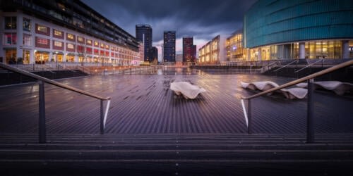 El Pontón de Rivetoile después de una lluvia de invierno El Pontón de Rivetoile después de una lluvia de invierno